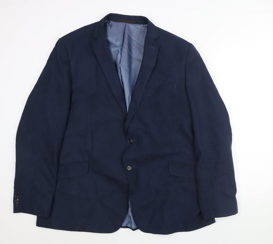 Mens UK Size 48 Marks and Spencer Regular Blue Suit Jacket