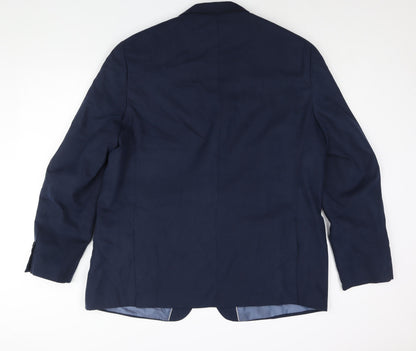 Mens UK Size 48 Marks and Spencer Regular Blue Suit Jacket