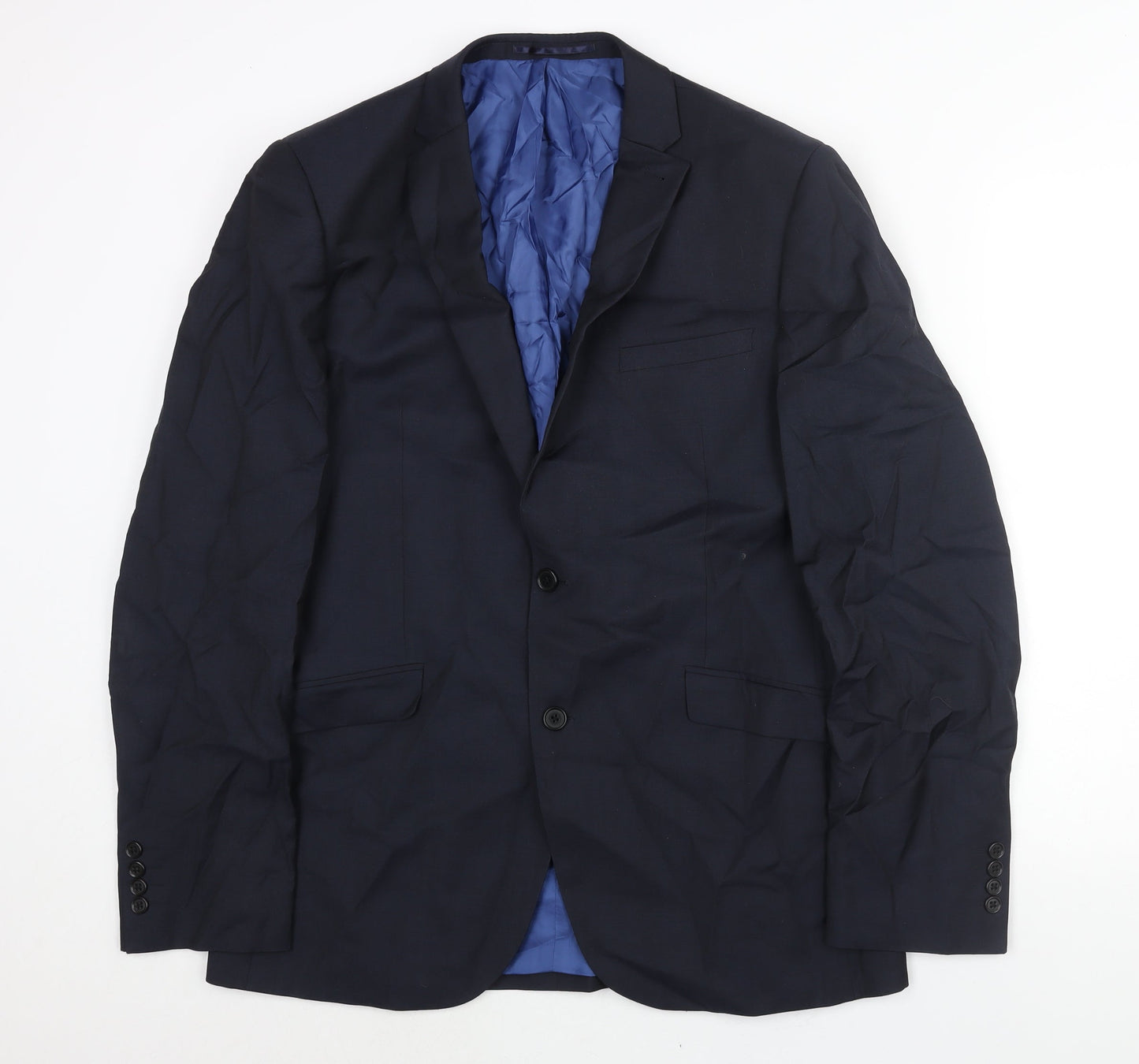 Mens UK Size 42 NEXT Regular Blue Suit Jacket