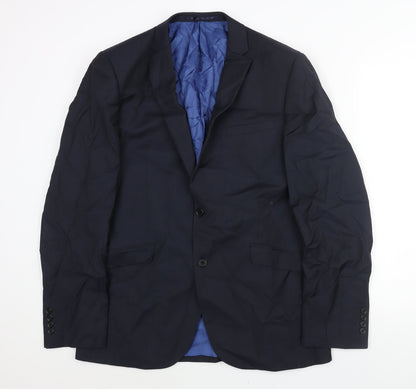 Mens UK Size 42 NEXT Regular Blue Suit Jacket