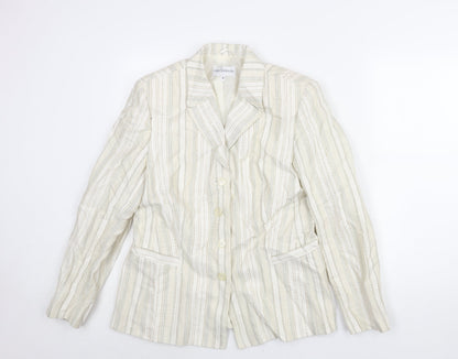 Womens UK Size 16 Gray & Osbourn Ivory Jacket