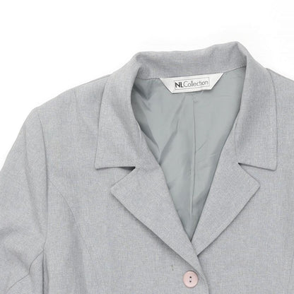 Womens UK Size 14 NL Collection Grey Jacket