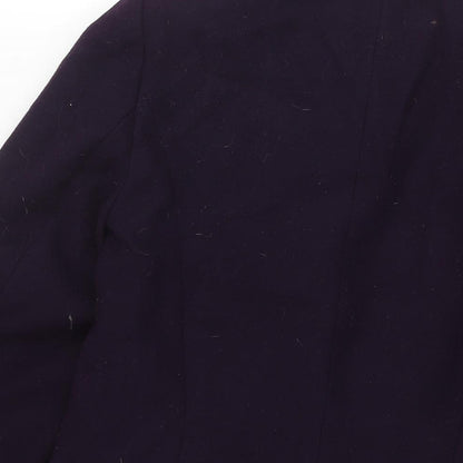 Womens UK Size 12 Marks and Spencer Purple Pea Coat