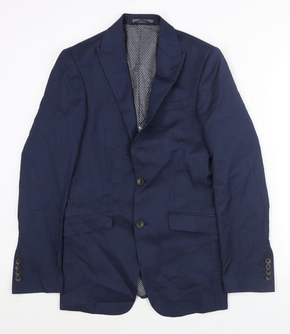 Mens UK Size 34 Marks and Spencer Regular Blue Suit Jacket