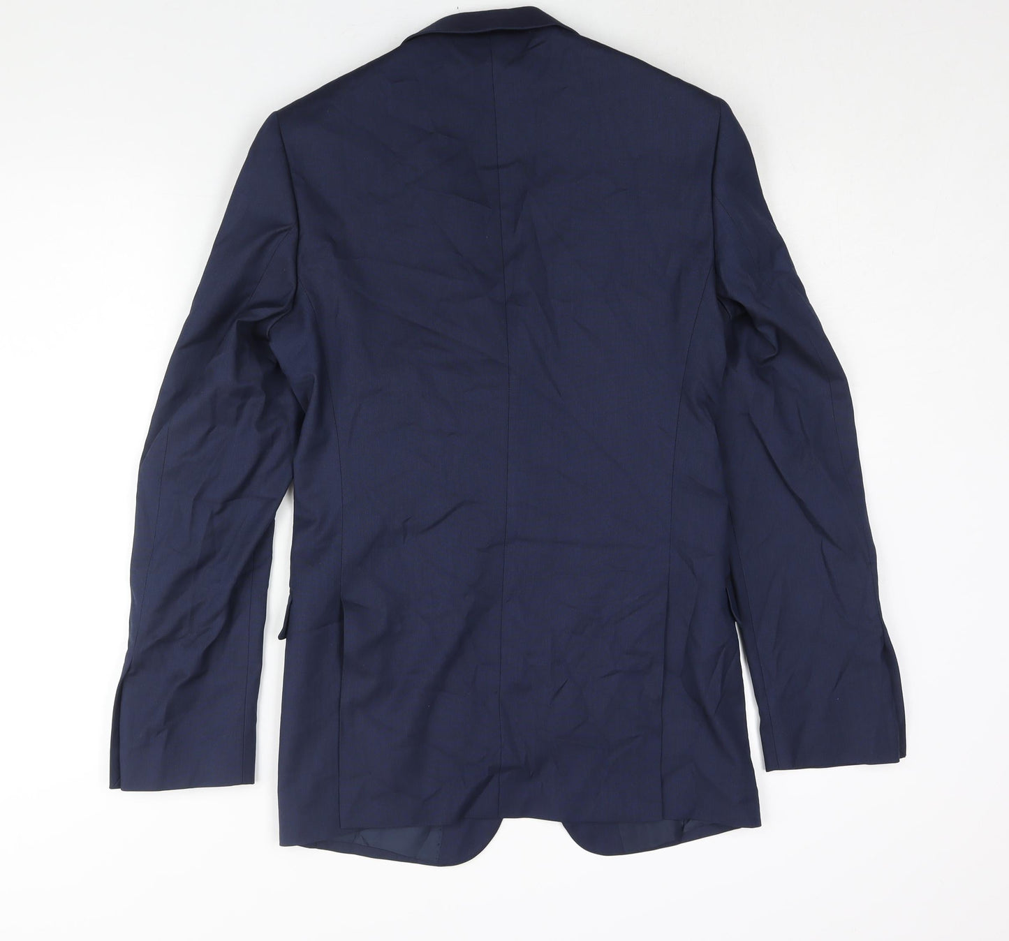 Mens UK Size 34 Marks and Spencer Regular Blue Suit Jacket