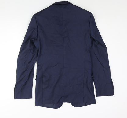 Mens UK Size 34 Marks and Spencer Regular Blue Suit Jacket