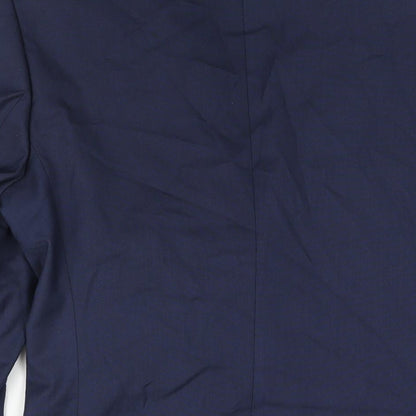 Mens UK Size 34 Marks and Spencer Regular Blue Suit Jacket