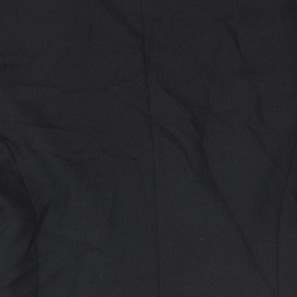 First Avenue Womens Black Jacket Size 10 Button