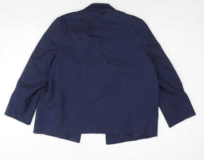 Classics Womens Blue Jacket Blazer Size 18 - No Closure