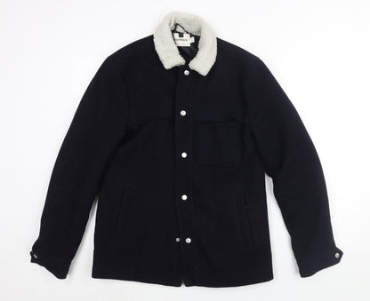 Mens UK Size S Topman Blue Jacket