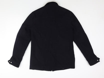 Mens UK Size S Topman Blue Jacket