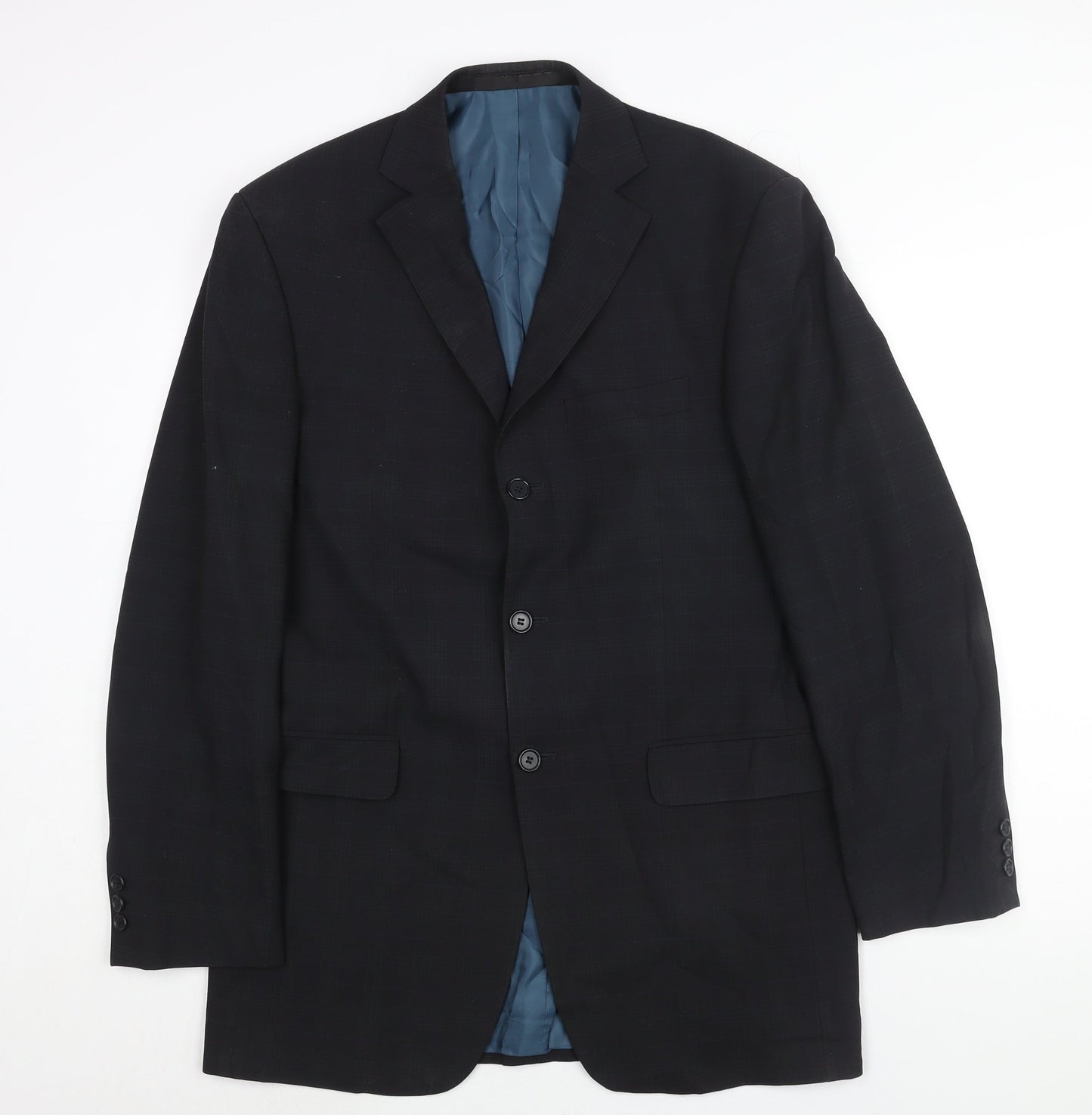 Mens UK Size 38 Marks and Spencer Regular Black Suit Jacket