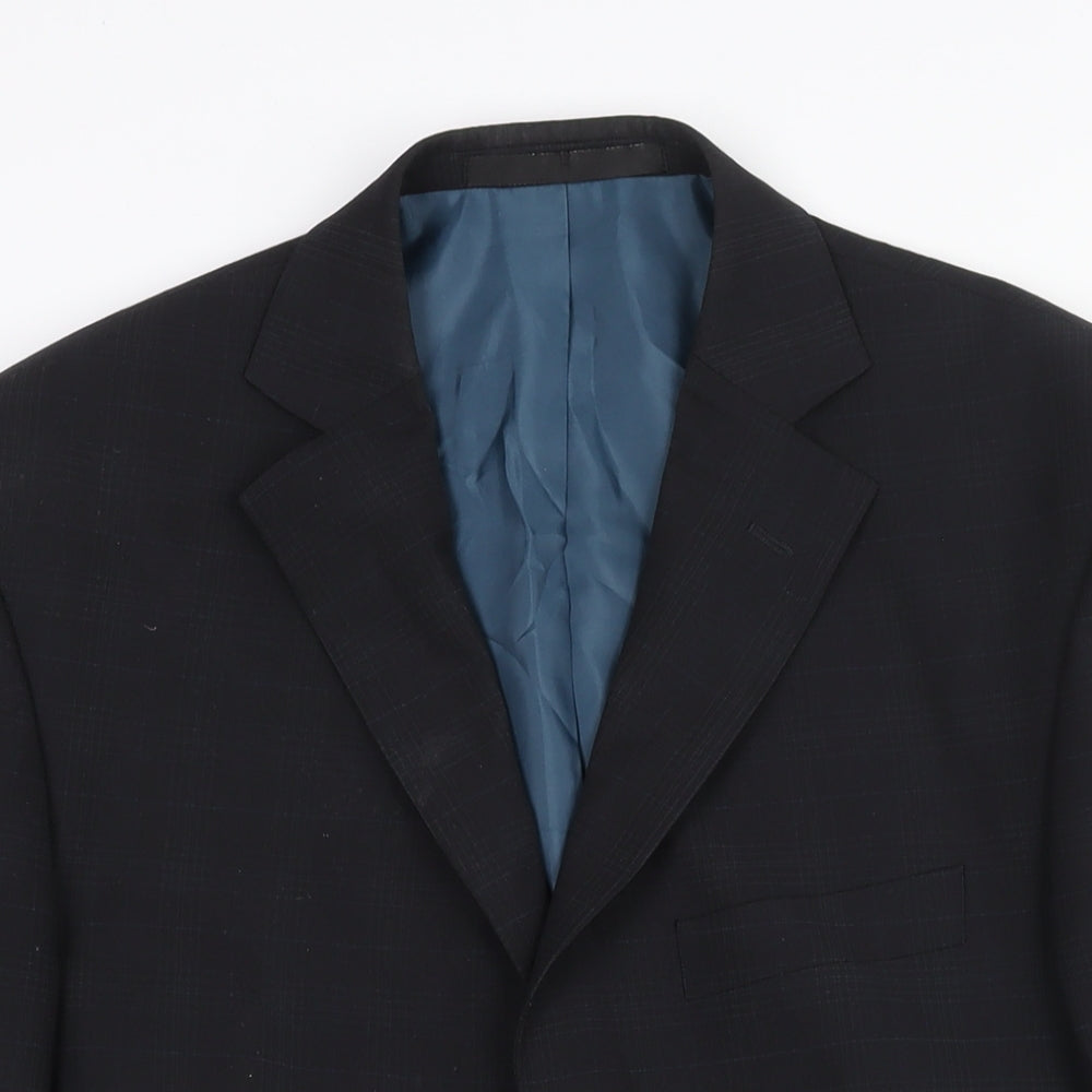 Mens UK Size 38 Marks and Spencer Regular Black Suit Jacket