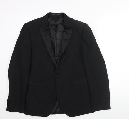 Mens UK Size 42 NEXT Regular Black Suit Tuxedo