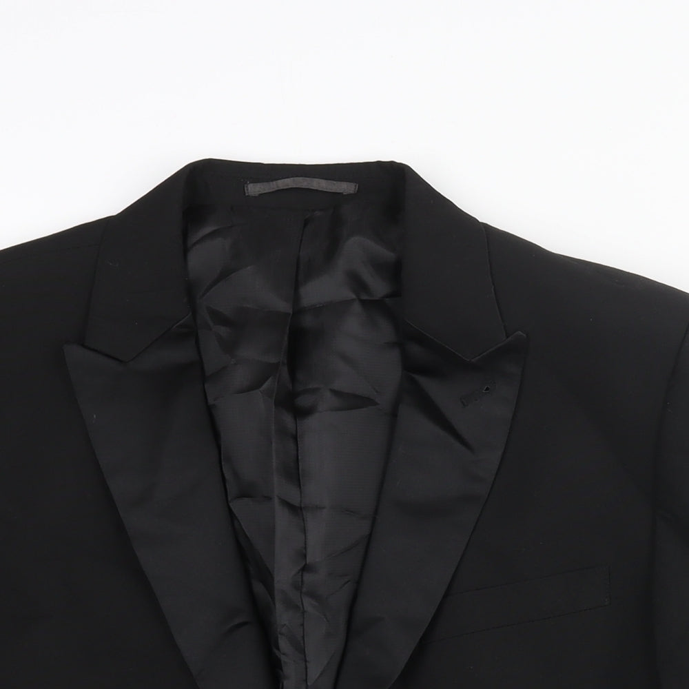Mens UK Size 42 NEXT Regular Black Suit Tuxedo