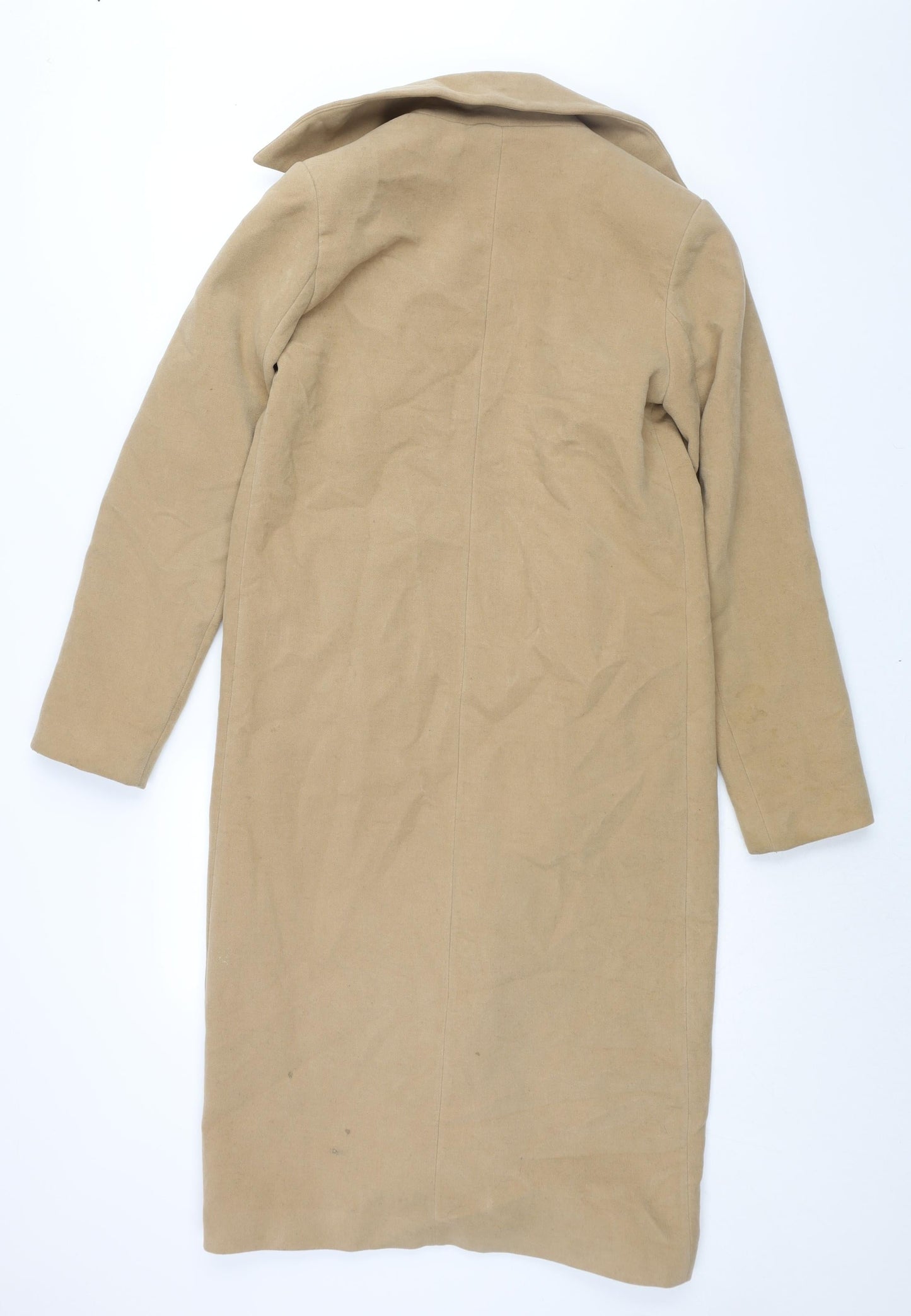 Womens UK Size 8 Missguided Brown Overcoat