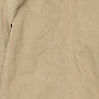 Womens UK Size 8 Missguided Brown Overcoat