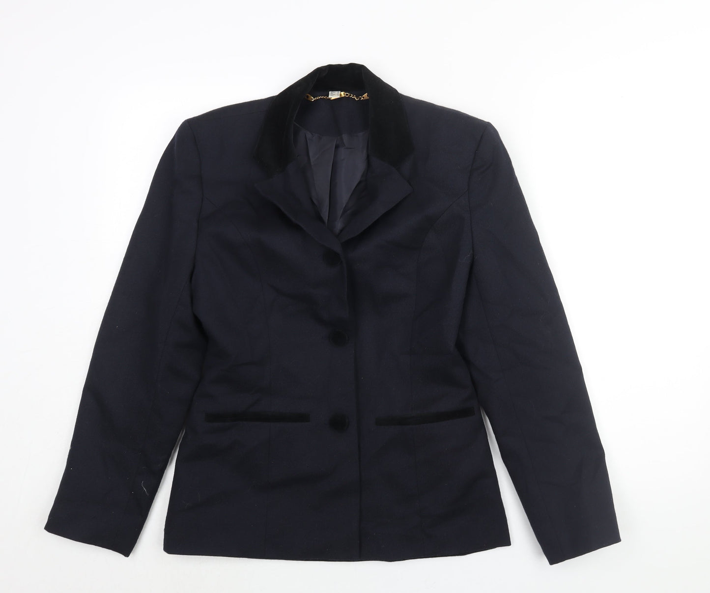 Womens UK Size 10 First Avenue Regular Blue Suit Jacket