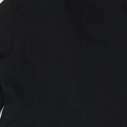 Dorothy Perkins Womens Black Polyester Jacket Suit Jacket Size 12
