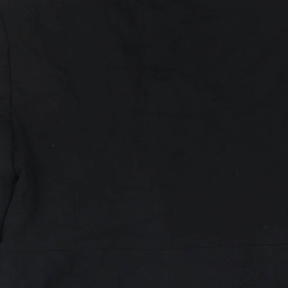 Marks and Womens Black Polyester Jacket Suit Jacket Size 10