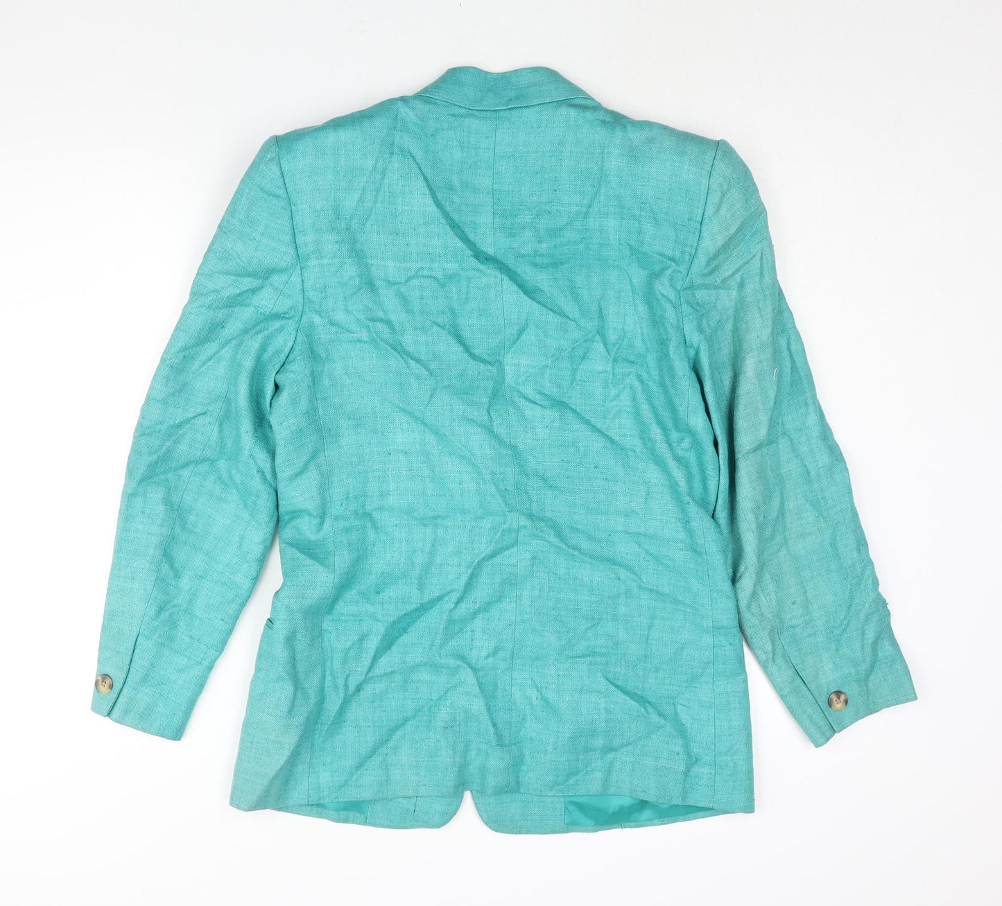 Orvis Womens Blue Jacket Blazer Size 8 Button