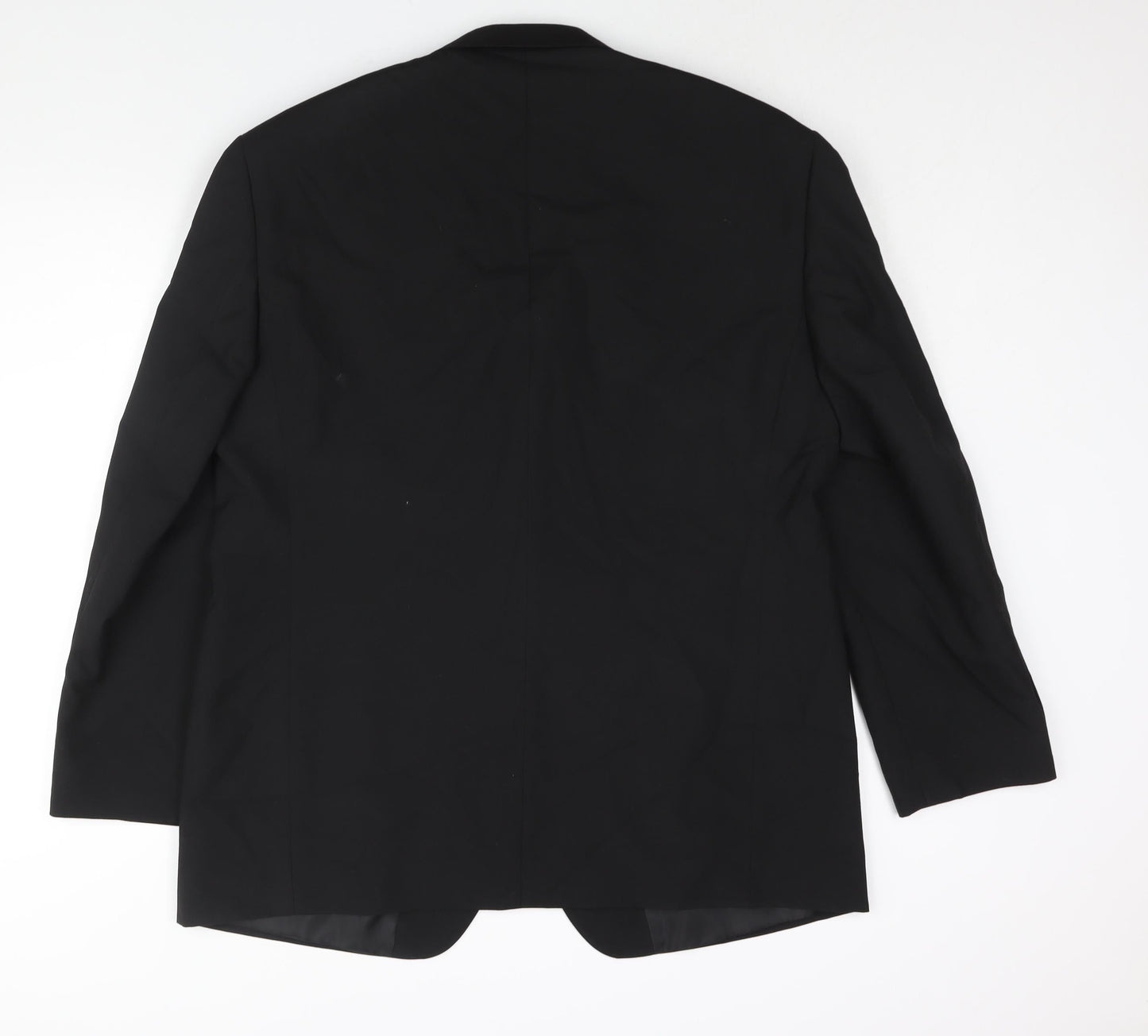 Mens UK Size 44 Marks and Spencer Regular Black Suit Tuxedo