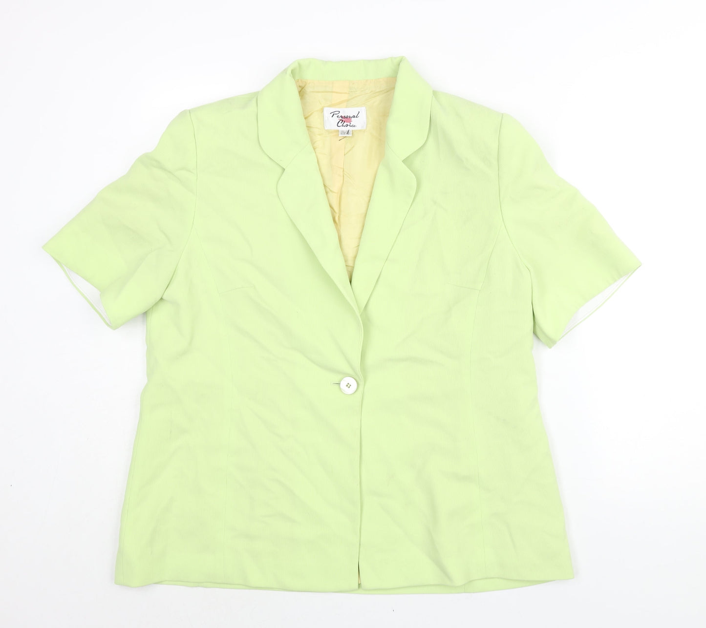 Womens UK Size 16 Personal Choice Green Jacket