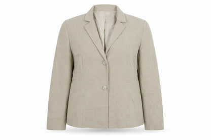 Marks and Spencer Womens Beige Jacket Blazer Size 16 Button