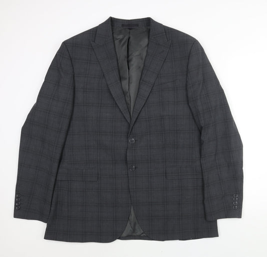 Mens UK Size 44 Marks and Spencer Regular Grey Suit Jacket