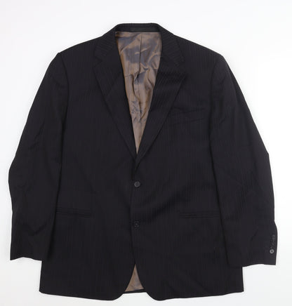 Mens UK Size 44 marks and Regular Black Suit Jacket