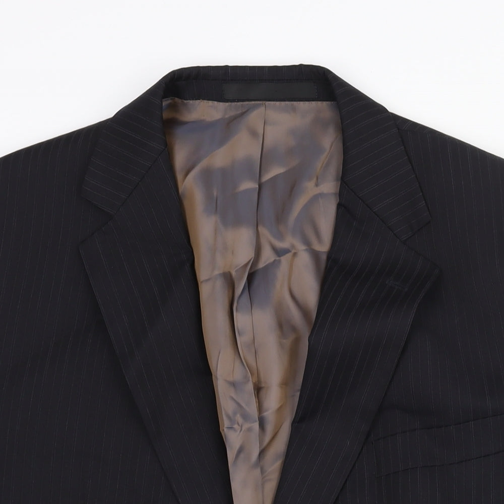 Mens UK Size 44 marks and Regular Black Suit Jacket