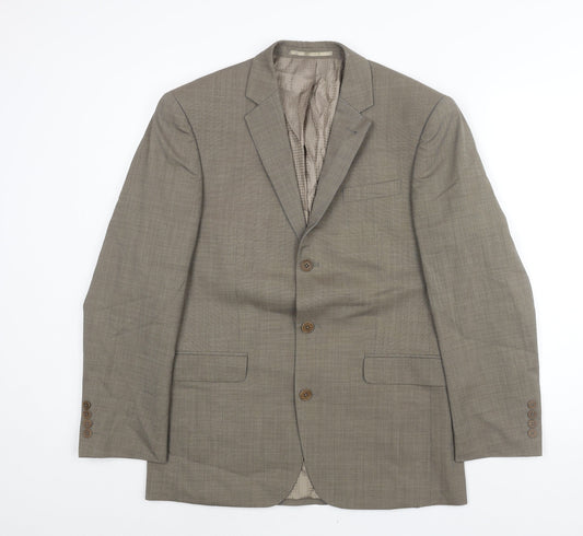 Mens UK Size 38 NEXT Regular Brown Suit Jacket