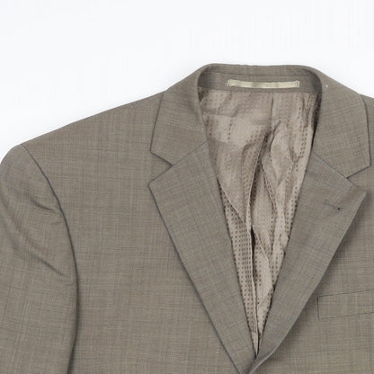 Mens UK Size 38 NEXT Regular Brown Suit Jacket