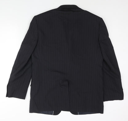 Mens UK Size 42 Marks and Regular Blue Suit Jacket