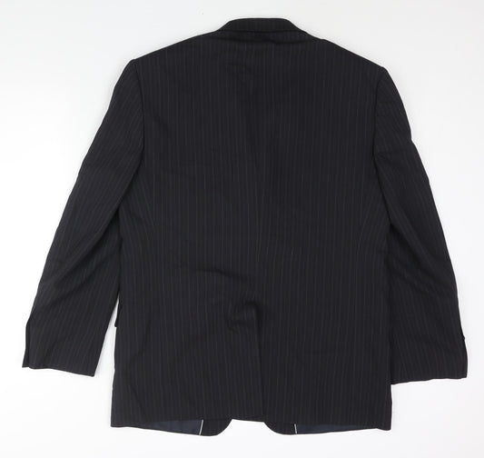 Mens UK Size 42 Marks and Regular Blue Suit Jacket