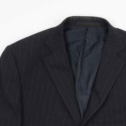Mens UK Size 42 Marks and Regular Blue Suit Jacket