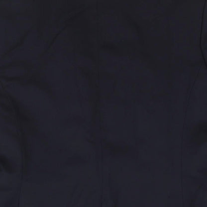 NEXT Womens Blue Polyester Jacket Suit Jacket Size 10