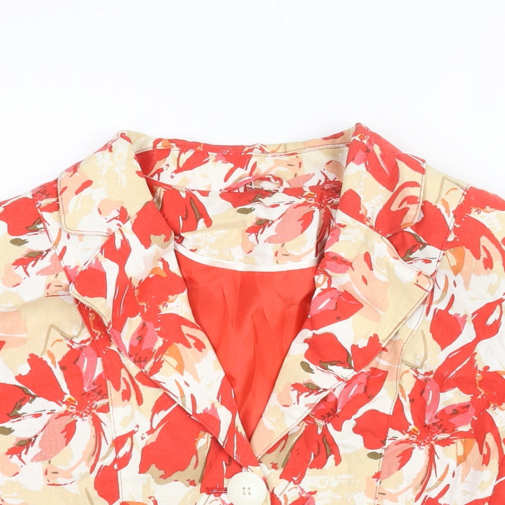 Womens UK Size 14 Anna Rose Red Jacket