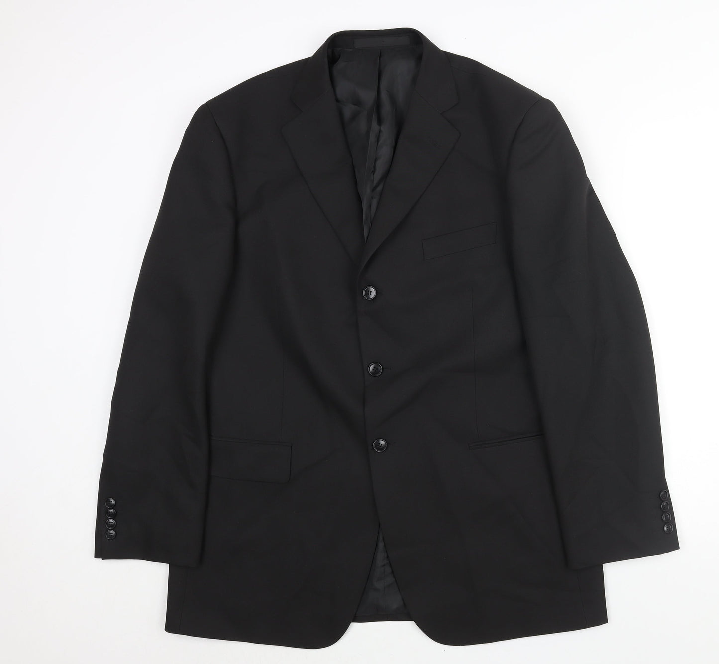 Mens UK Size 42 Marks and Spencer Regular Black Suit Jacket
