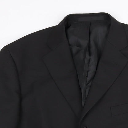 Mens UK Size 42 Marks and Spencer Regular Black Suit Jacket