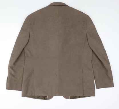 Mens UK Size 44 Marks and Regular Brown Suit Jacket
