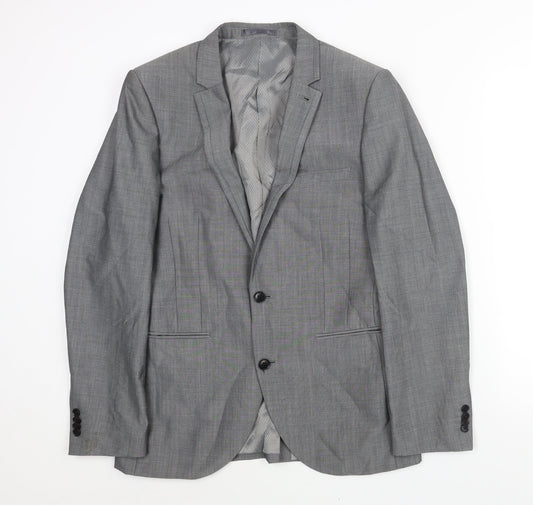 Mens UK Size 38 NEXT Regular Grey Suit Jacket