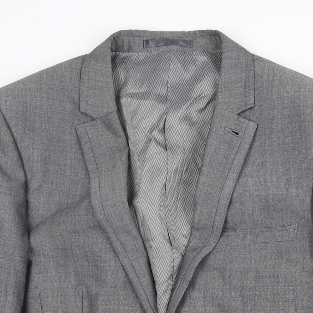 Mens UK Size 38 NEXT Regular Grey Suit Jacket