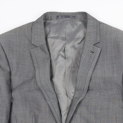 Mens UK Size 38 NEXT Regular Grey Suit Jacket