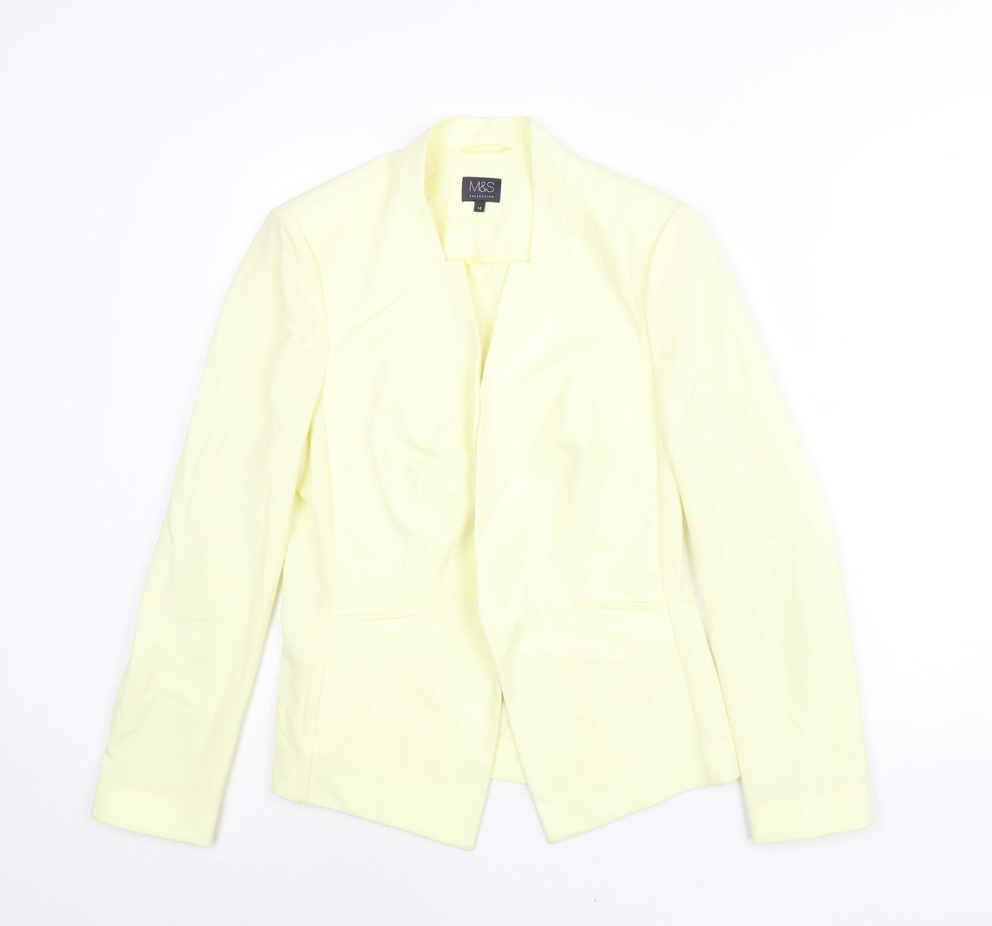 Womens UK Size 14 Marks and Spencer Yellow Jacket