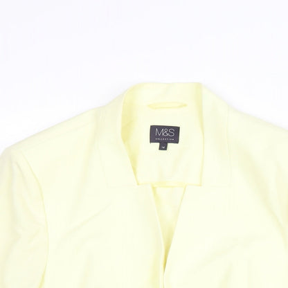 Womens UK Size 14 Marks and Spencer Yellow Jacket