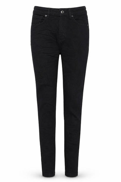Womens UK Size 8 Don't Think Twice Regular Fit Skinny Black Jeans