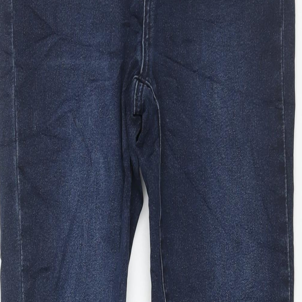ASOS Womens Blue Cotton Skinny Jeans Size 28 in L36 in Regular Zip