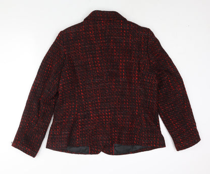 Womens UK Size 16 Per Una Red Pea Coat