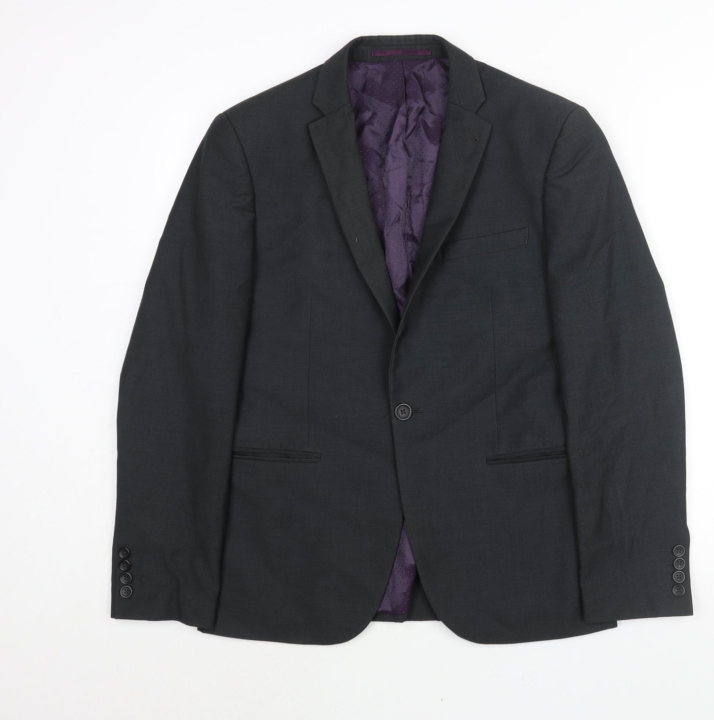 Mens UK Size 38 NEXT Regular Grey Suit Jacket